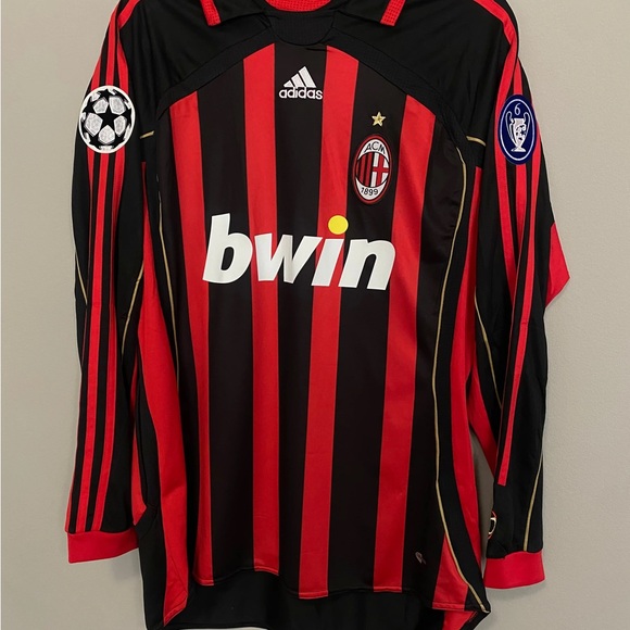 AC Milan 2006/2007 UCL Kaka home jersey - Picture 2 of 4
